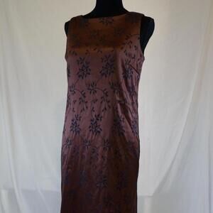Women's Brown and Black Dress